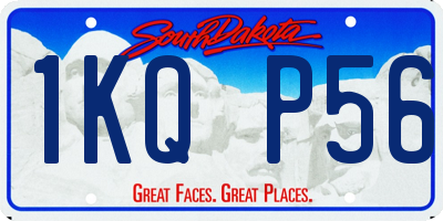 SD license plate 1KQP56
