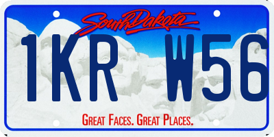 SD license plate 1KRW56