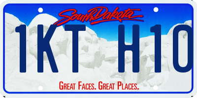 SD license plate 1KTH10