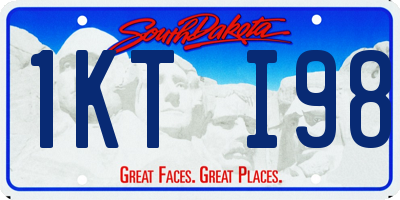 SD license plate 1KTI98