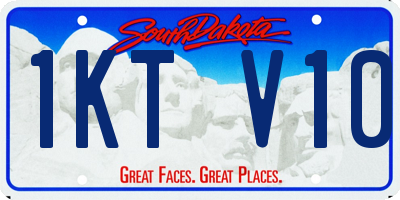 SD license plate 1KTV10