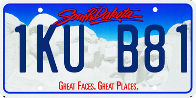 SD license plate 1KUB81