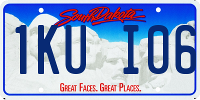 SD license plate 1KUI06