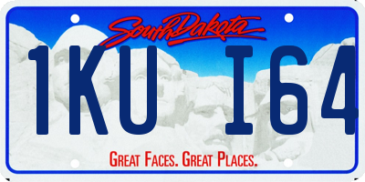 SD license plate 1KUI64