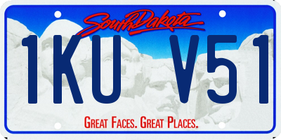 SD license plate 1KUV51