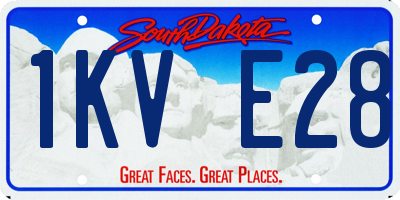 SD license plate 1KVE28