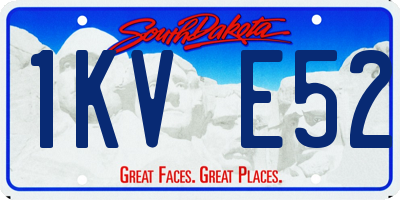 SD license plate 1KVE52