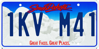 SD license plate 1KVM41