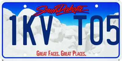 SD license plate 1KVT05