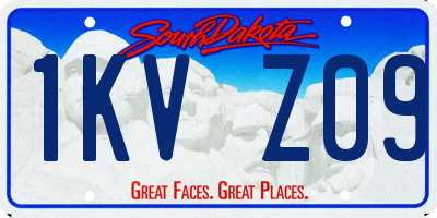 SD license plate 1KVZ09