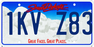SD license plate 1KVZ83