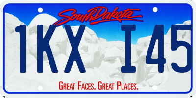 SD license plate 1KXI45