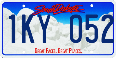 SD license plate 1KYO52