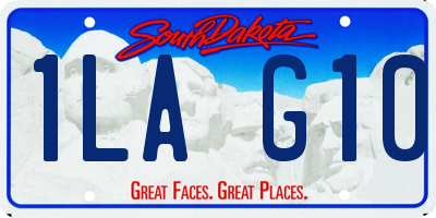 SD license plate 1LAG10