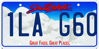 SD license plate 1LAG60