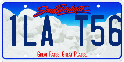 SD license plate 1LAT56