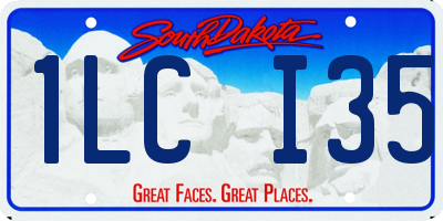 SD license plate 1LCI35