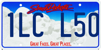 SD license plate 1LCL50
