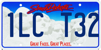 SD license plate 1LCT32