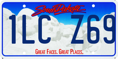 SD license plate 1LCZ69