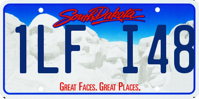 SD license plate 1LFI48