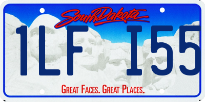 SD license plate 1LFI55