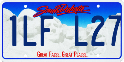 SD license plate 1LFL27