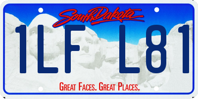 SD license plate 1LFL81