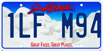 SD license plate 1LFM94