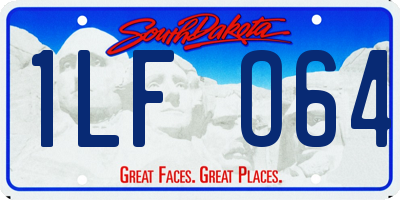 SD license plate 1LFO64