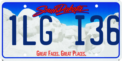 SD license plate 1LGI36