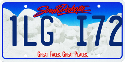 SD license plate 1LGI72