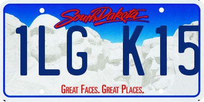 SD license plate 1LGK15