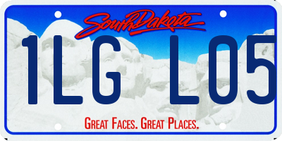 SD license plate 1LGL05