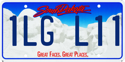 SD license plate 1LGL11