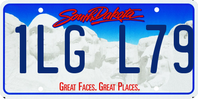 SD license plate 1LGL79