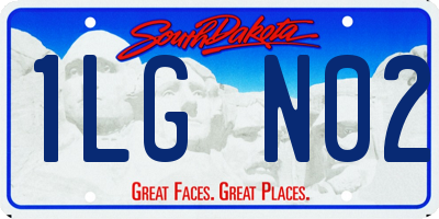 SD license plate 1LGN02