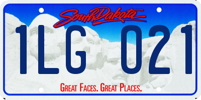 SD license plate 1LGO21