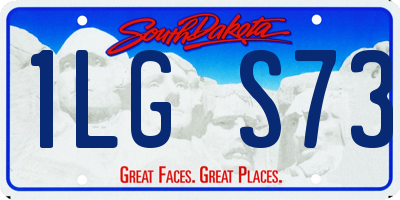 SD license plate 1LGS73