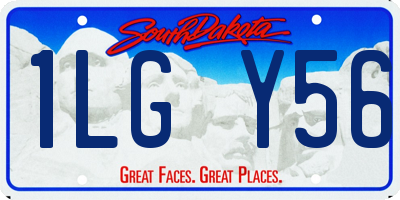 SD license plate 1LGY56