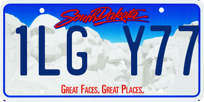 SD license plate 1LGY77