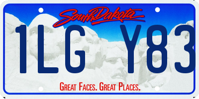 SD license plate 1LGY83