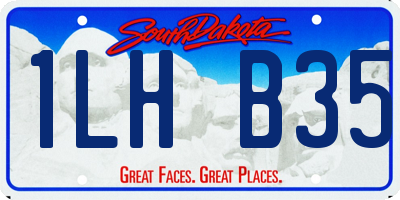 SD license plate 1LHB35