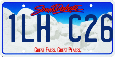 SD license plate 1LHC26
