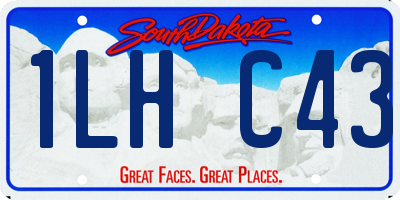 SD license plate 1LHC43