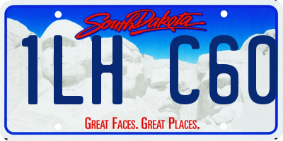 SD license plate 1LHC60