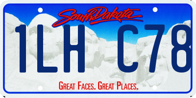 SD license plate 1LHC78