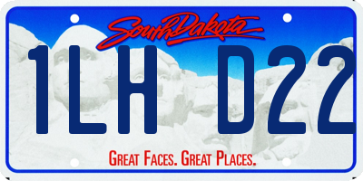 SD license plate 1LHD22