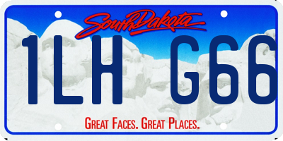 SD license plate 1LHG66