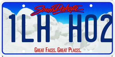 SD license plate 1LHH02